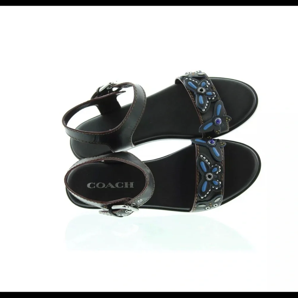 Coach Blue Butterfly Sandals - Picture 7 of 11